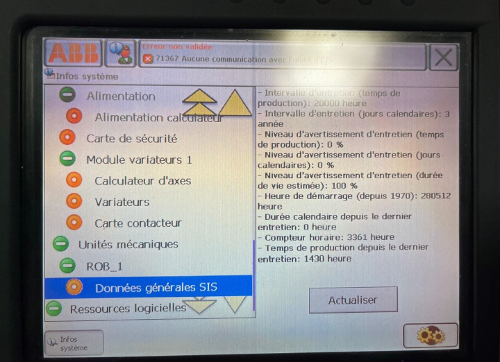 Secondhand ABB IRB 140 M2000 IRC5 robot (2005)