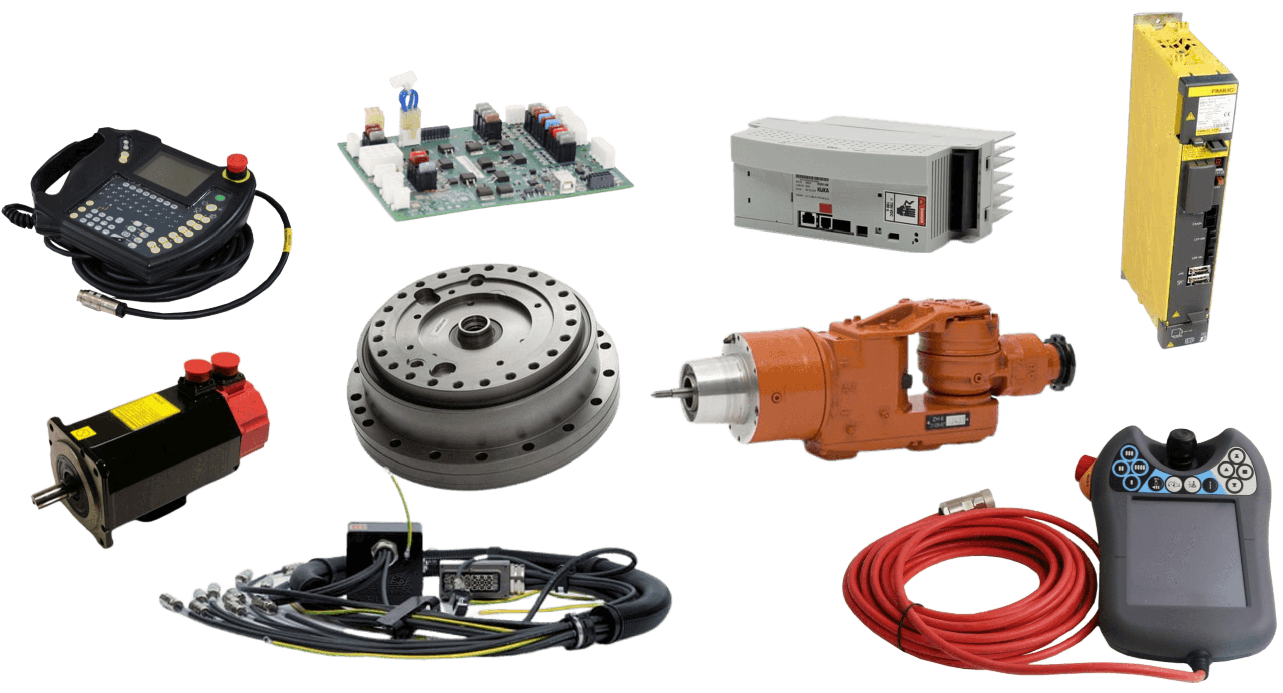 Pièces détachées et pupitres de programmation pour robots